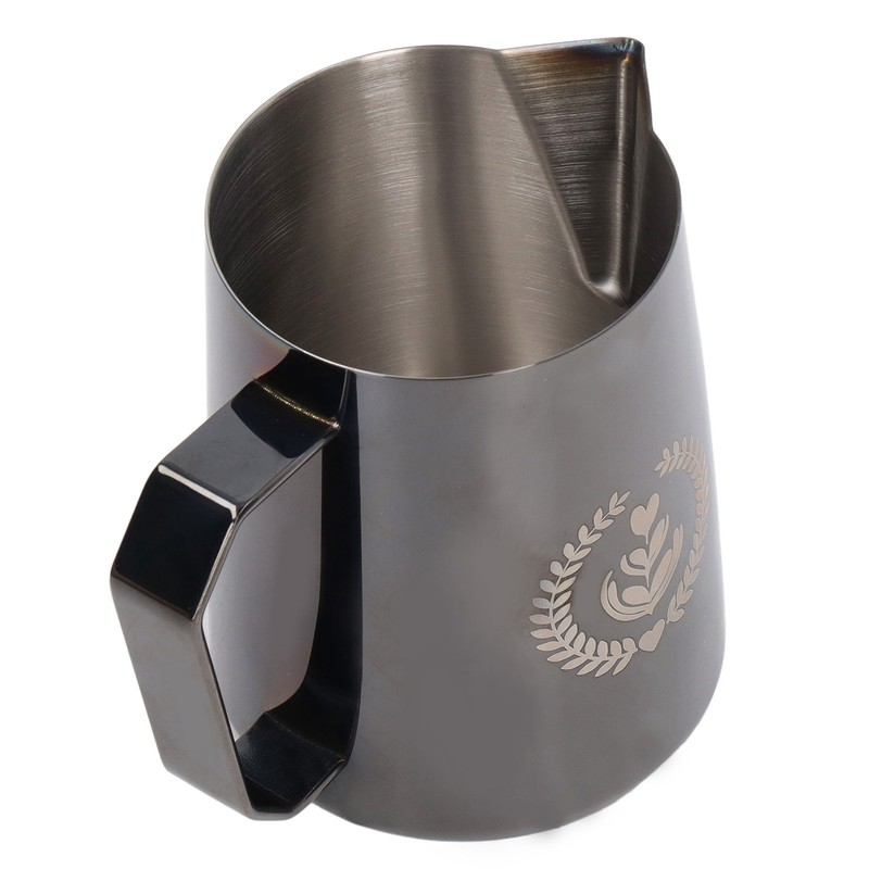Frothing Jug Pitcher 600ml Food Grade Stainless Steel Milk Frother