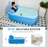 CO-Z Inflatable Adult Bath Tub, Free-Standing Blow Up Bathtub with