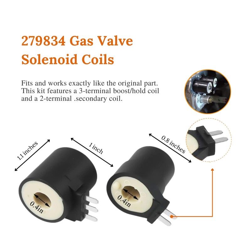 Gas Dryer Repair Kit - Includes 279311 Dryer Igniter, 279834