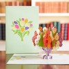 Lovepop® 3D Pop-Up Card Tulip Bouquet Greeting Card with Tulips