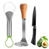 OERPHO Avocado Slicer Tool,Stainless Steel Avocado Cutter Tool Set,Contains Avocado