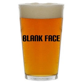 Molandra Products Blank Face - Beer 16oz Pint Glass Cup