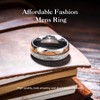 King Will Mens Wedding Band 8mm Tungsten Rings for Men