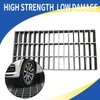 Outdoor Galvanized Steel Drain Grate,17.7x17.7 Heavy Duty Drain Cover,B125 Class