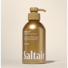 Saltair Golden Hour Oil-Infused Nourishing Body Wash – 17 fl oz | Hydrating, Radiant Glow for All Skin Types