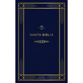 Rvr 1960 Biblia Edición Ministerial, Azul Oscuro, Tapa Rústica