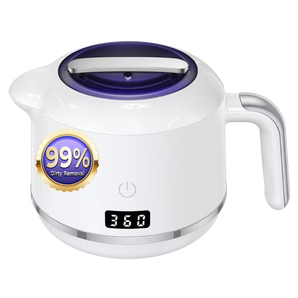 AOUGK Ultrasonic Retainer Cleaner Machine for Dentures, Braces, Mouth Guards