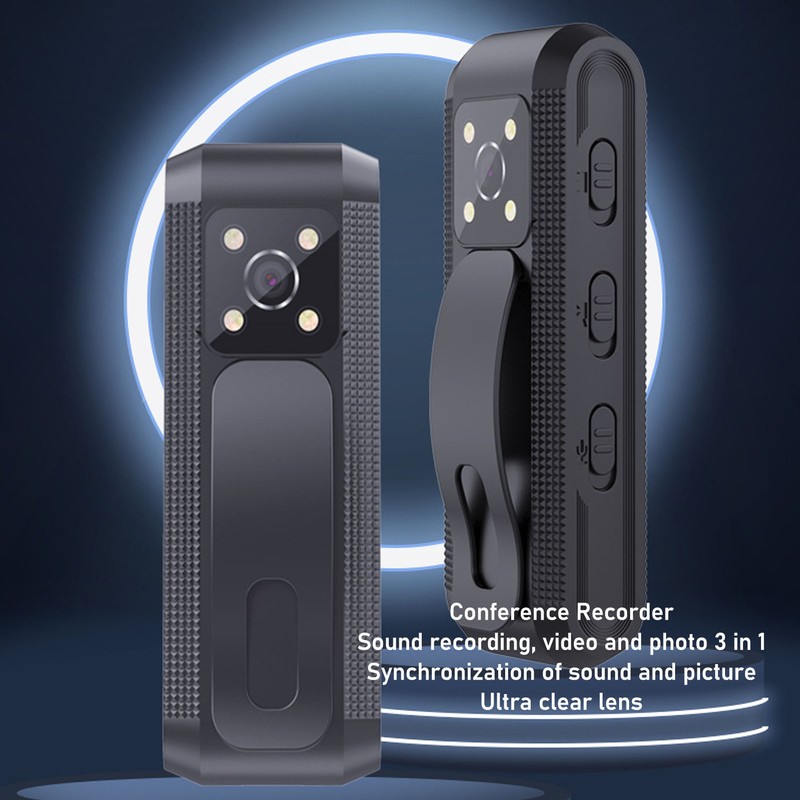 1080P HD Back Clip Camera Smart Anti Shake Motion Detection