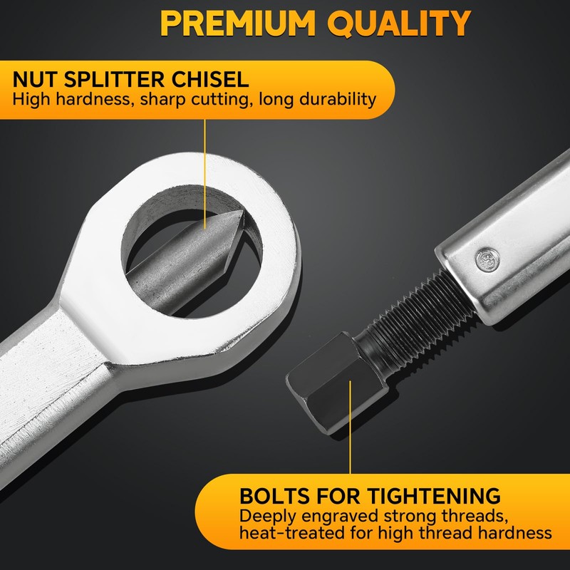 weyleity 4 Pack Metal Nut Splitter Set | Heavy Duty
