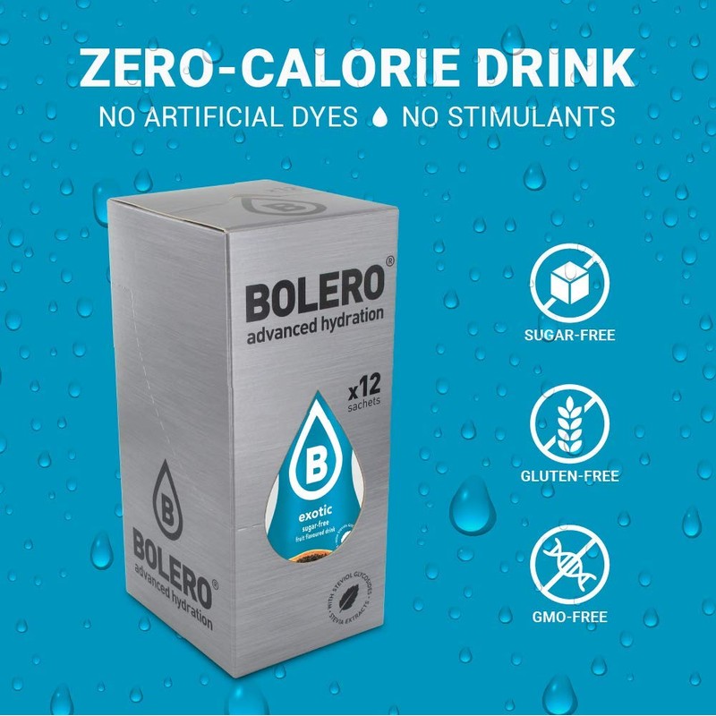 Bolero- Sugar Free Drink Mix Packets Pick Your Fruit Flavors