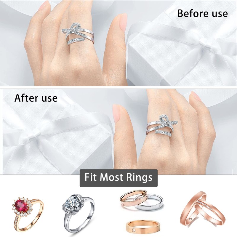 Udewo 13 Pcs Ring Adjuster for Loose Rings, Ring Tightener