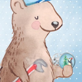 Mr. & Mrs. Panda Sink Plug Penguin Christmas Tree Gift Christmas Decoration Winter Drain Plug