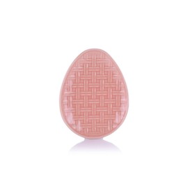 Fiesta Porcelain Egg Shaped Dinner Plate, 10" - Basket Weave, Rustic Style