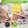CHEFOLLA Cortador de Verduras Multifunción 5 en 1 de Gran