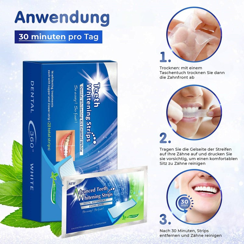 Teeth Whitening Strips - Whitening Stripes Set - White Stripes