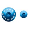 Tusk Billet Aluminum Engine Plug Kit Blue Compatible with Kawasaki