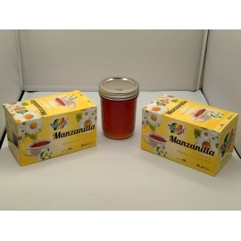 THERBAL UN CUARTO DE MIEL 2 CAJAS  THERBAL TEA INFUSION  50  BAGS -  TE DE MANZANILLA