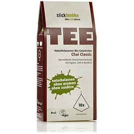 Natural Ayurvedic Spice Tea Chai Classic 18 x 2.5 g, Organic