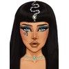 Leg Avenue Eye034 10122 Costume Eyewear, Cleopatra Multicolor, One Size