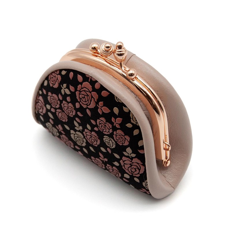 [Indenya] Inden Coin Purse, Kaguwa, Rose, Traditional Crafts, Koshu Inden,