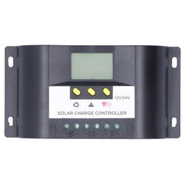 Intelligent Solar Charge Controller with Adjustable Timer Control Modes LCD Display Solar Controller for DC Loads20A