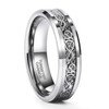 Frank S.Burton 6mm Celtic Dragon Wedding Band Men Women Tungsten