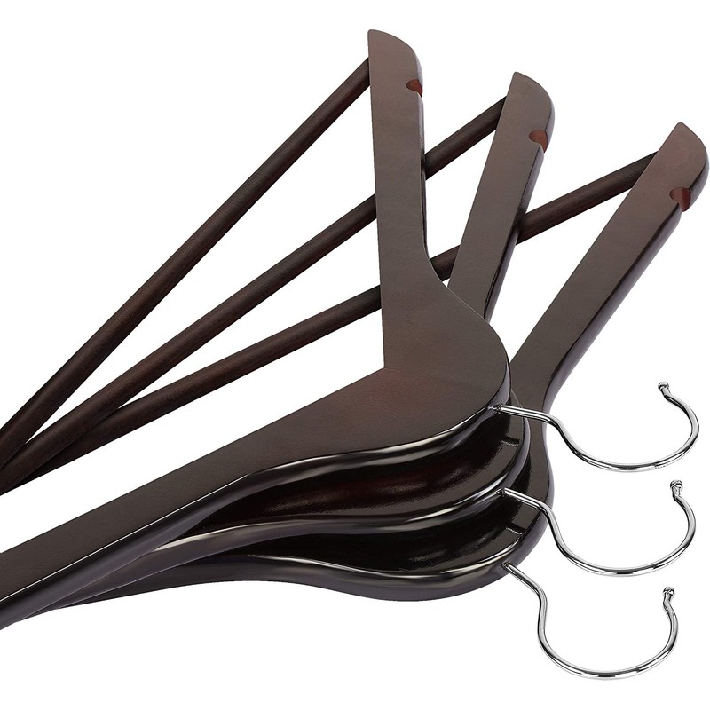 Utopia Home Premium Wooden Hangers 30 Pack - Durable &