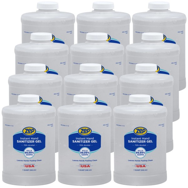 Zep Instant Hand Sanitizer Gel 32 OZ (Case of 12)