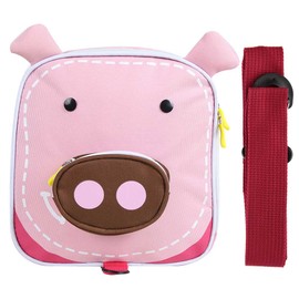 Cartoon Animal Anti lost Backpack Schoolbag with Walking Safety Harness for Kids