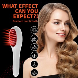 PUPCA Laser Therapy Hair Growth Comb, Hand-Held Comb-Shaped Low Level Laser Therapy To Promote Hair Growth in Women and Men