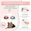 Cdyzqikm Puppy 3 Pack Cotton Knot Rope Toys for Small