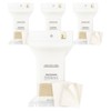 Urban Leaves Unbleached, non-fluorescent 3-ply cotton pad, 80 packs, 4 pieces / 어반리브즈 무표백 무형광 3겹 화장솜, 80개입, 4개