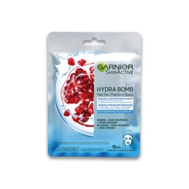 Garnier Garnier Maschera in Tessuto HydraBomb, 10 Maschere in Tessuto, Ciascuna con un Effetto Diverso, Per la Cura della Pelle, idratante, Confezione da 10