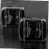 1Pc Black Cosmetic Pencil Sharpener Eyeliner Sharpener Make Up Double