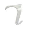 4 x White Picture Rail Moulding Hooks Contemporary Heavy Duty