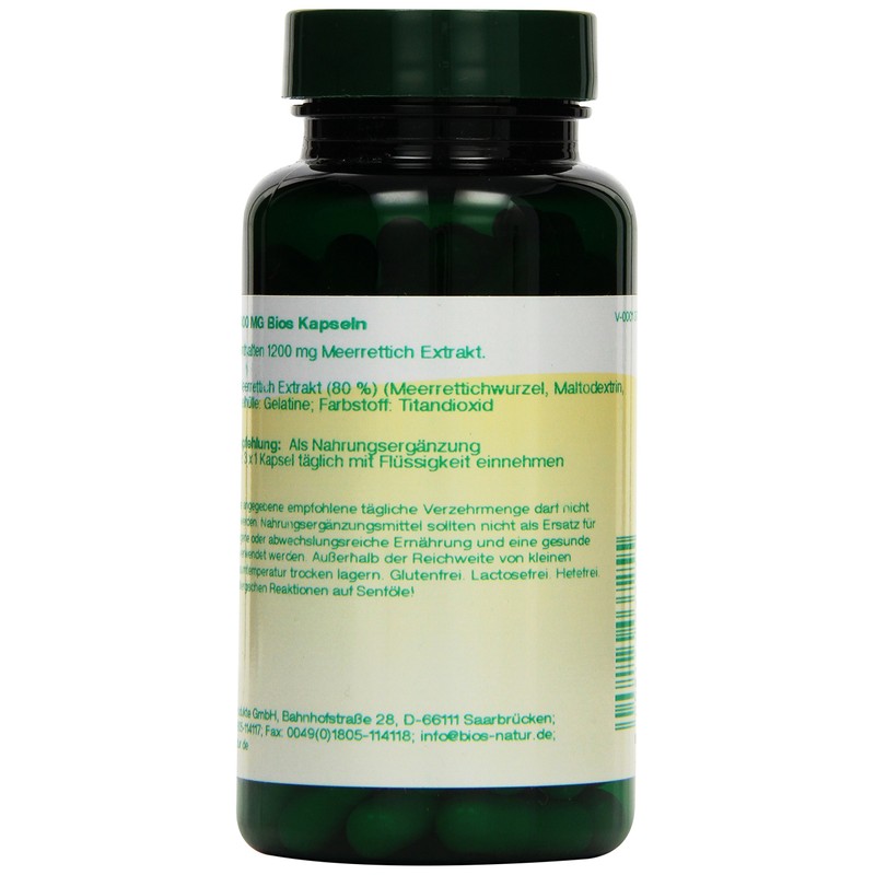 Bios Radish 400 mg Capsules, Pack of 1 (1 x