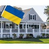 2×3 FT Ukraine Flag,Medium 60×90 CM Ukrainian Outdoor Banner,100D Decor,Doube