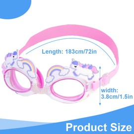 NHQZ Swimming goggles for children, diving goggles, children, swimming mask, children, UV protection, anti-fog coating, children's swimming goggles for kids, girls, boys