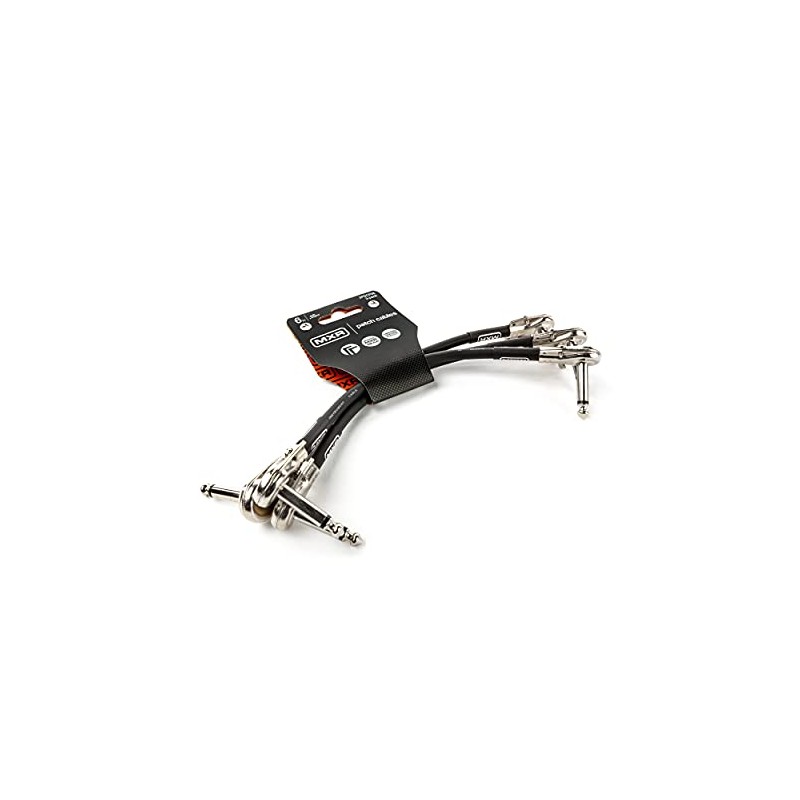 MXR Cable de conexión de 15 cm, paquete de 3