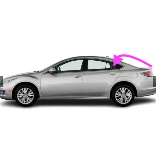 BAG Fits: 2004-2008 Mazda 6 Hatchback Driver Side Rear Left