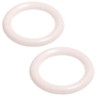 White Curtain Upholstery Rings 20 mm Roman Blind Hollow White