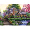 Ravensburger Puzzle 12000464 Romantic Cottage Puzzle 1000 Pieces for Adults