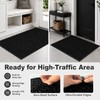 Super Absorbent Front Door Mat, 36" x 24", Non-Slip Washable