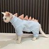 GigglyHouse Sphynx cat Clothes, Dinosaur Costume, Hairless Cats Warm Clothes