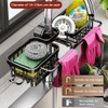 Kitchen Sink Faucet Organizer, Sponge Holder for Kitchen Sink with