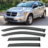 YQAUTEC Window Visors Rain Guards for 2007-2012 Dodge Caliber Sedan,