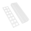 Clear Acrylic Vase Rectangular Elegant Centerpiece Flower Vase for Home