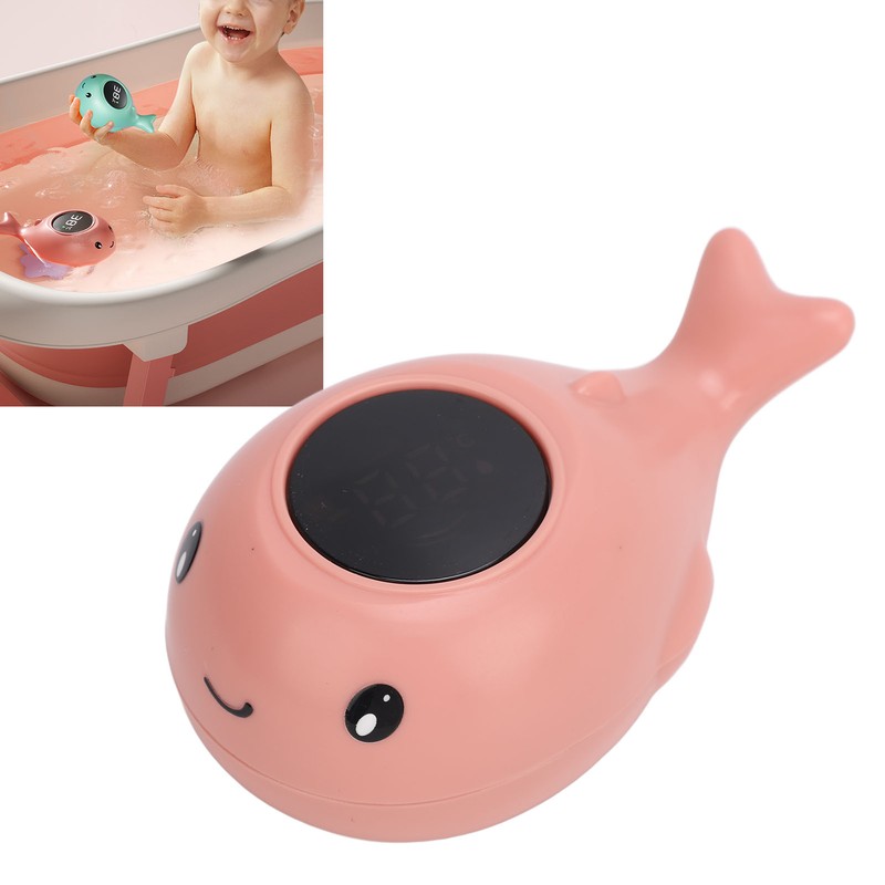Whale Bath Temperature Tester Digital Waterproof Lovely Infant Bath Temperature