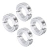 sourcing map 4pcs Double Split Clamp-On Shaft Collar for 1"