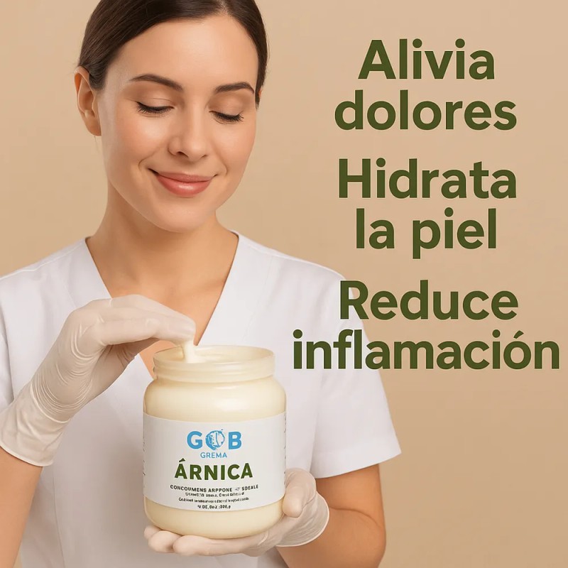 Crema De Arnica Ozonizada - Gob - 450 G